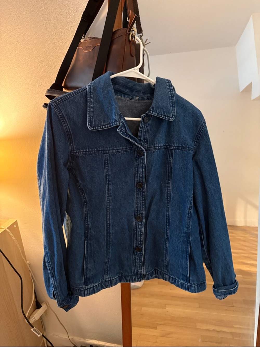 Dark wash denim jacket